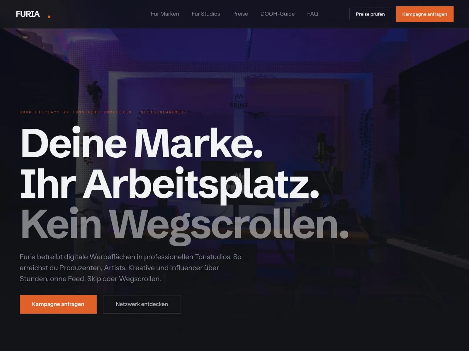 Furia — Deine Marke. Ihr Arbeitsplatz.